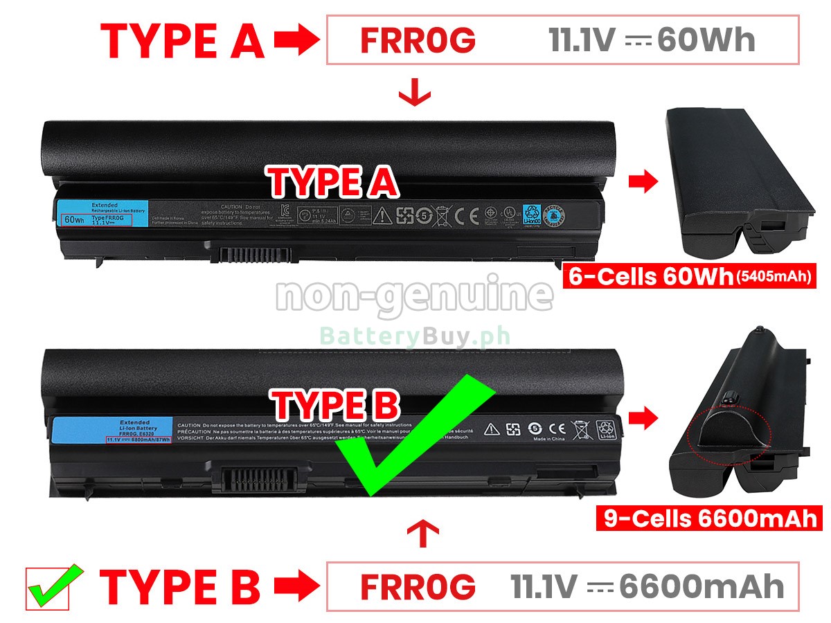 Dell V7M6R Replacement Battery