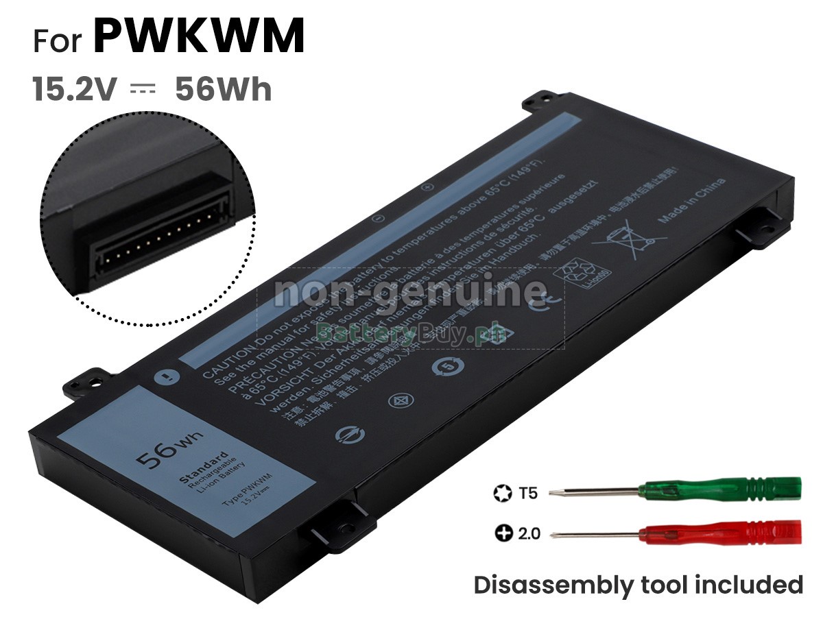 Dell M6WKR Replacement Battery