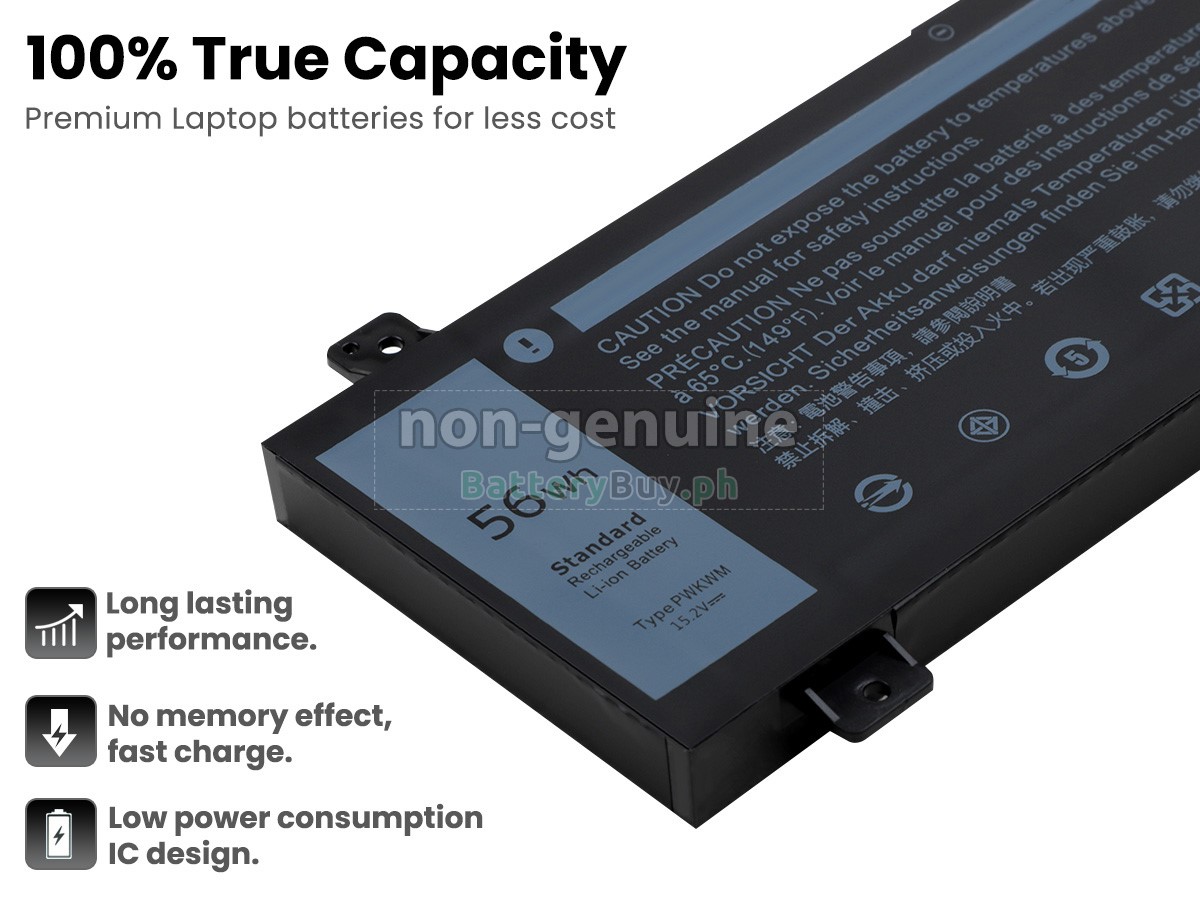 Dell M6WKR Replacement Battery