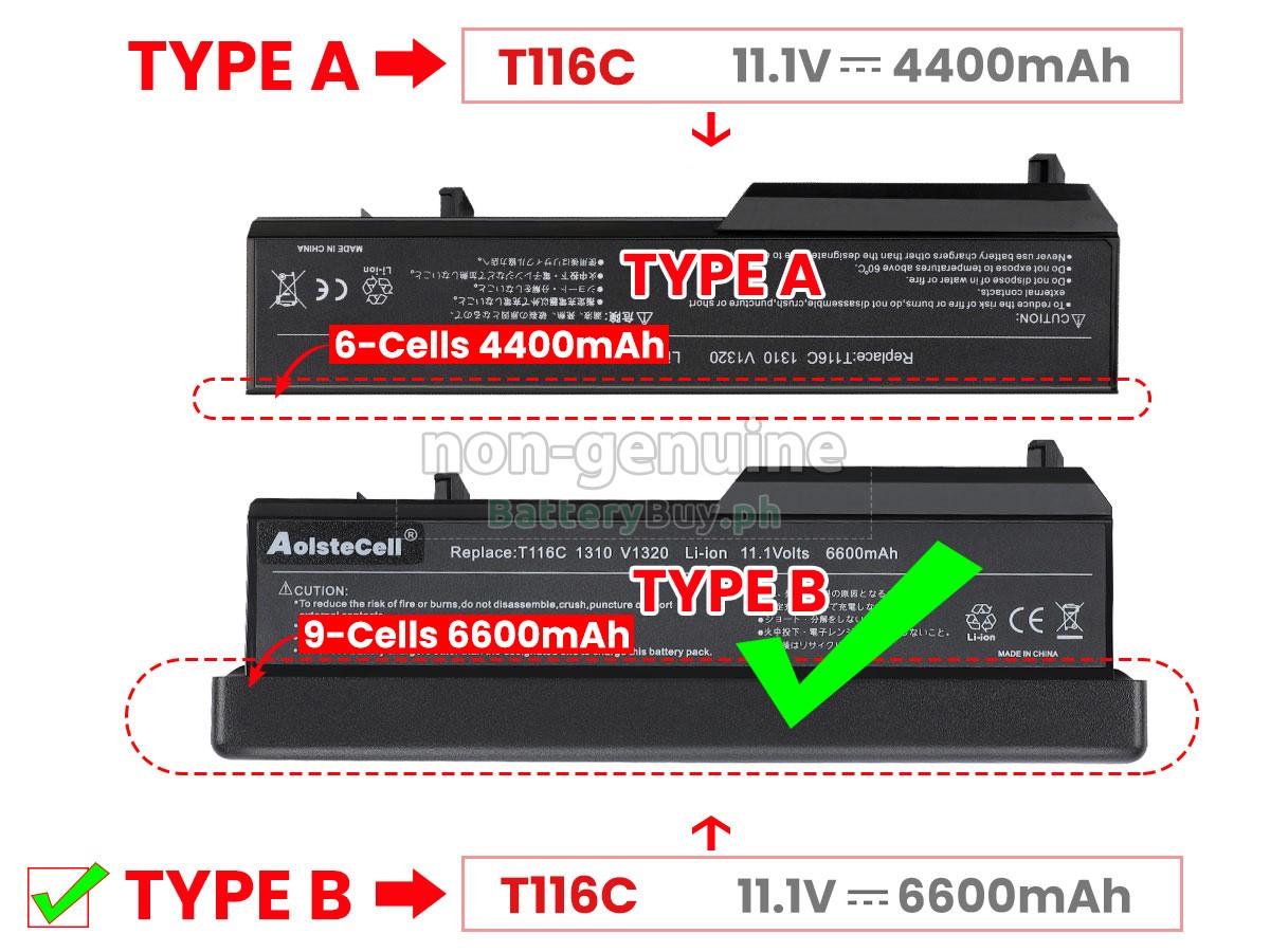 Dell PP36L Replacement Battery