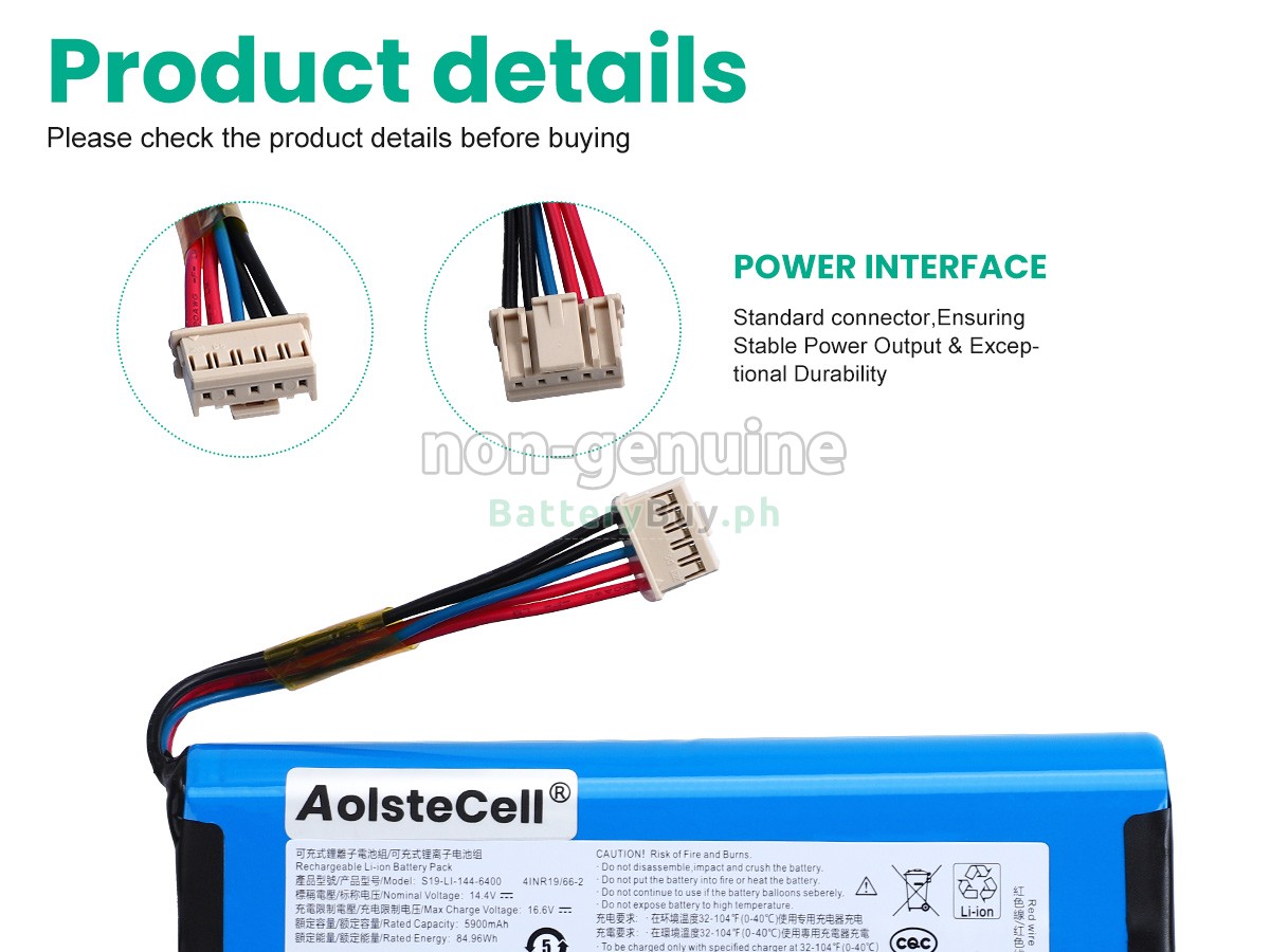 Ecovacs 201-2228-1457 Replacement Battery