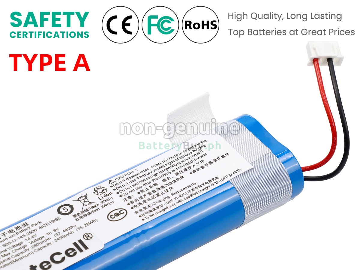 Ecovacs S08-LI-145-2500 Replacement Battery