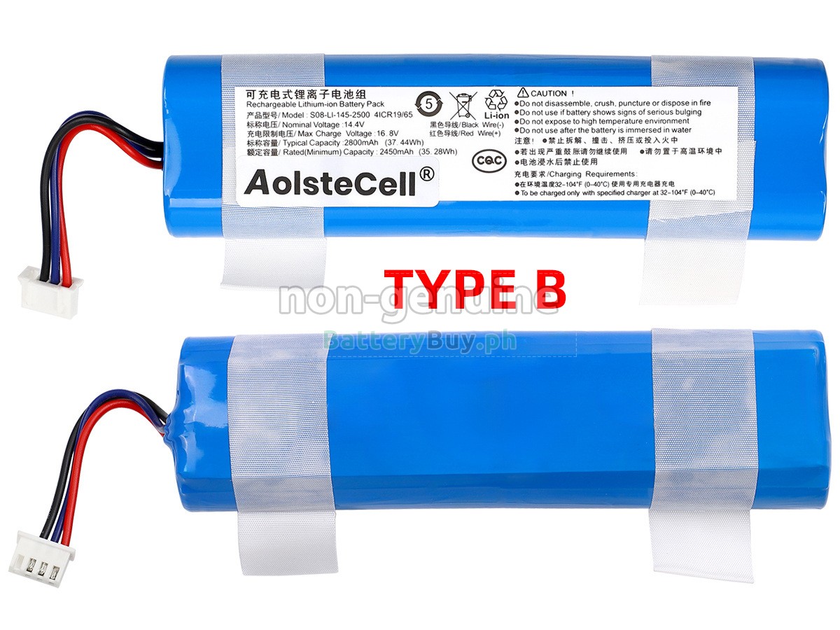 Ecovacs S08-LI-145-2500 Replacement Battery