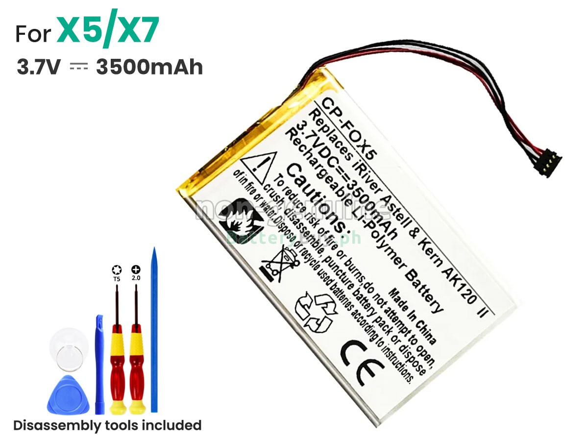 Fiio X7 II Replacement Battery