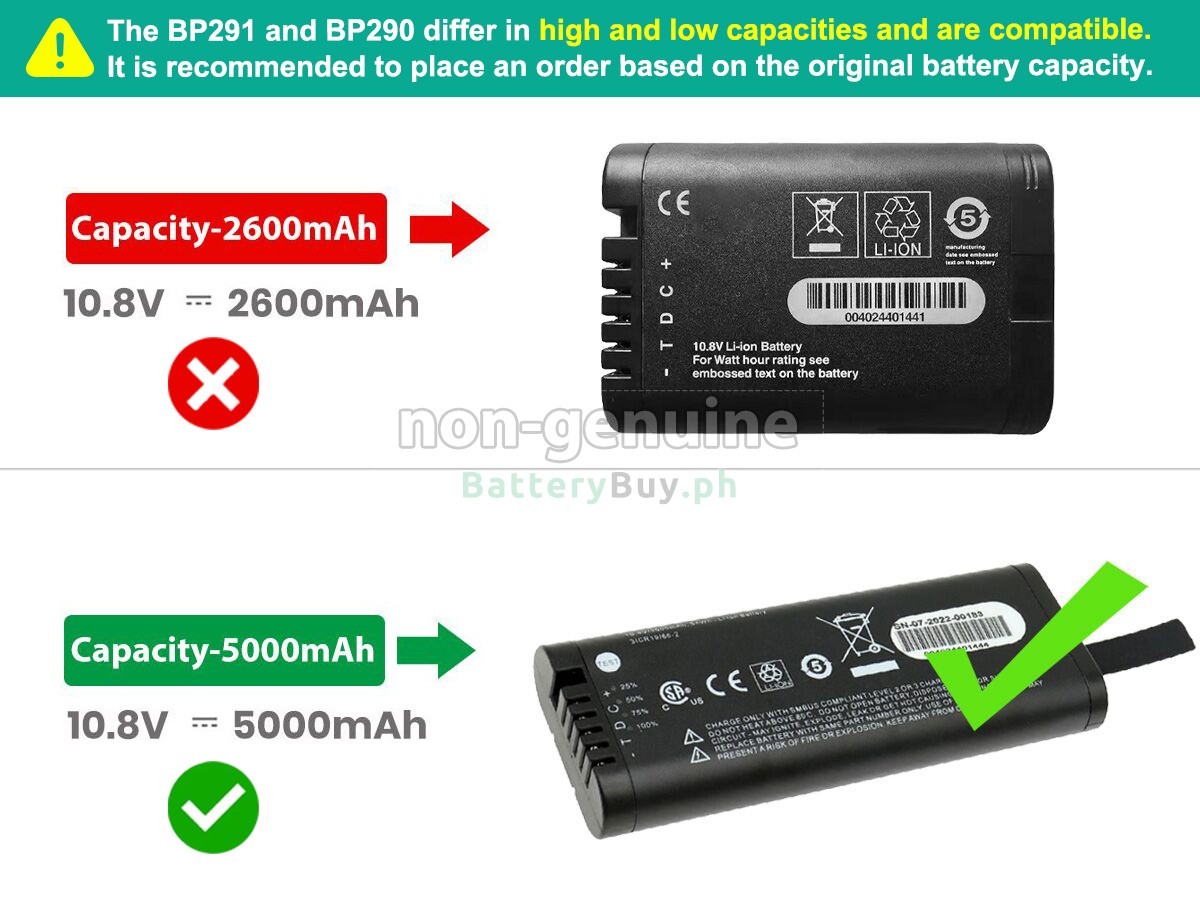 FLUKE BP290 Replacement Battery