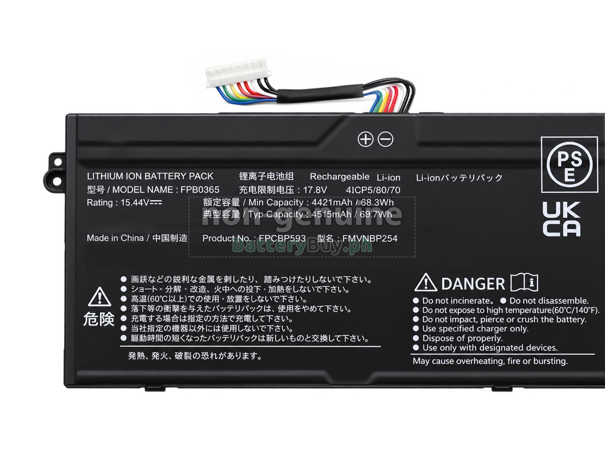 Fujitsu CP813910-01 Replacement Battery