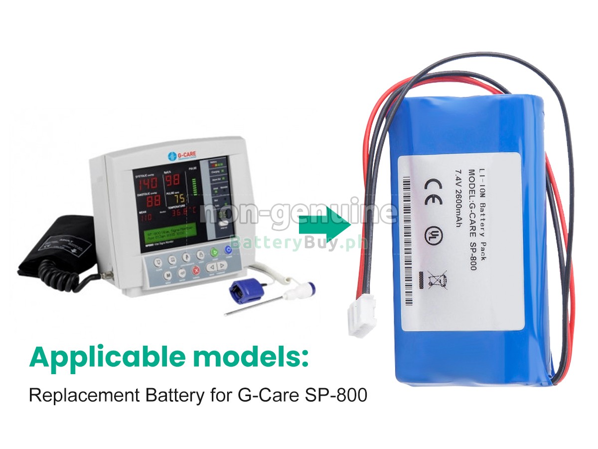 GCare BAK-18650C4 Replacement Battery