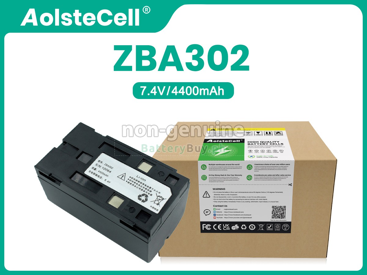 Geomax ZBA301 Replacement Battery