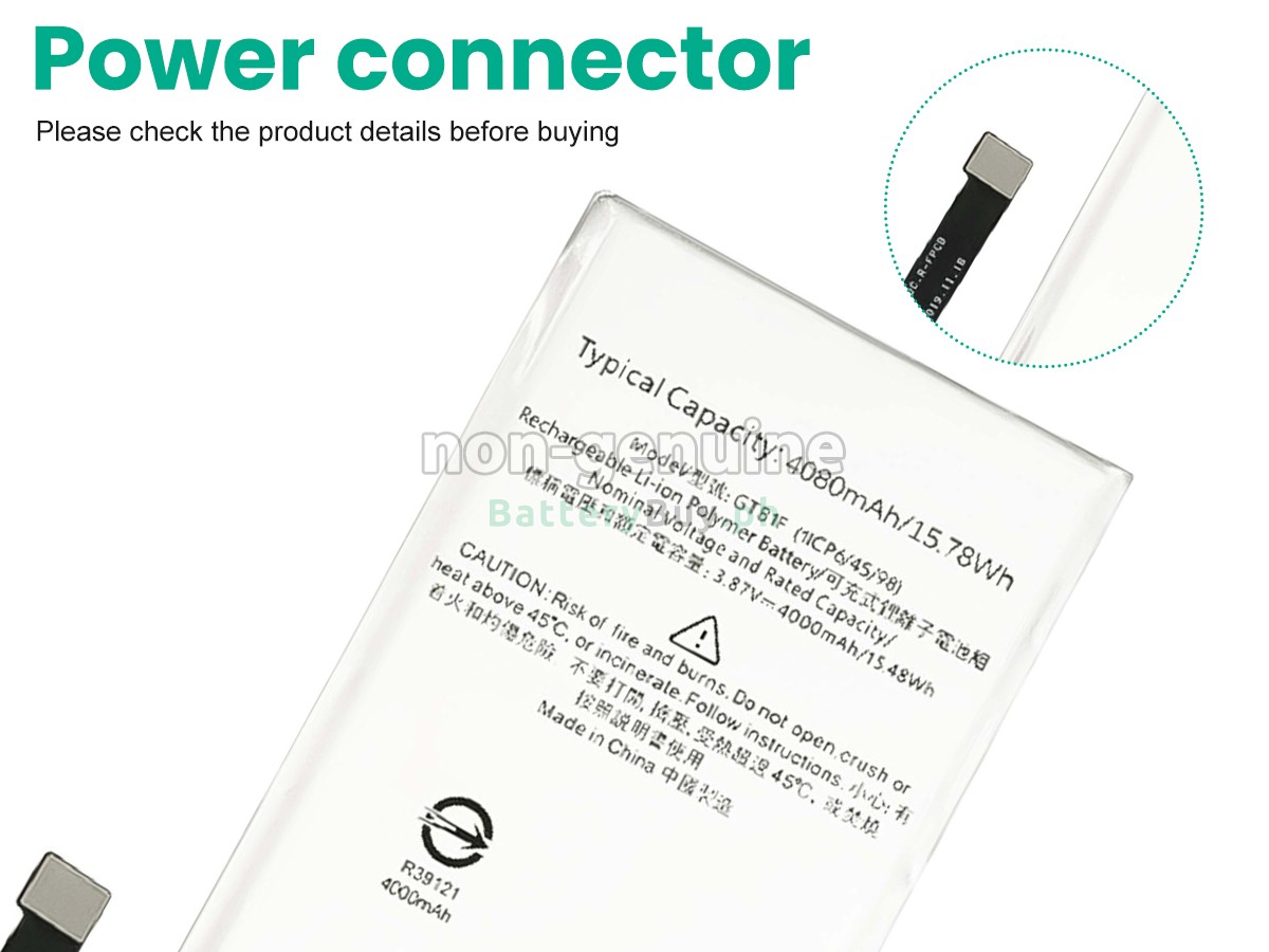 Google PIXEL 5 Replacement Battery