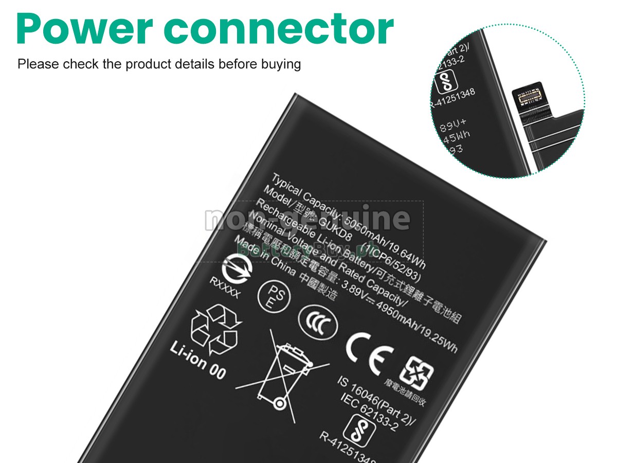Google PIXEL 8 PRO Replacement Battery