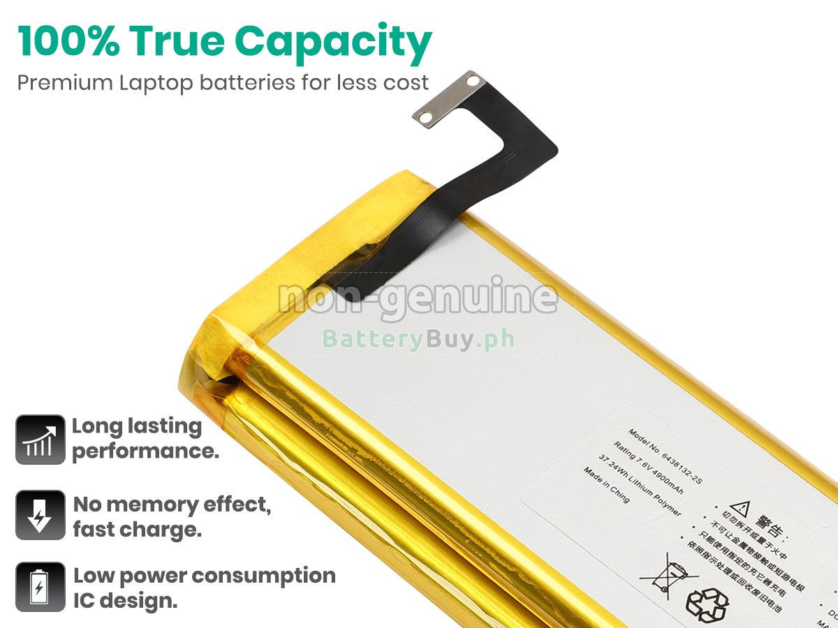 GPD 6438132-2S Replacement Battery