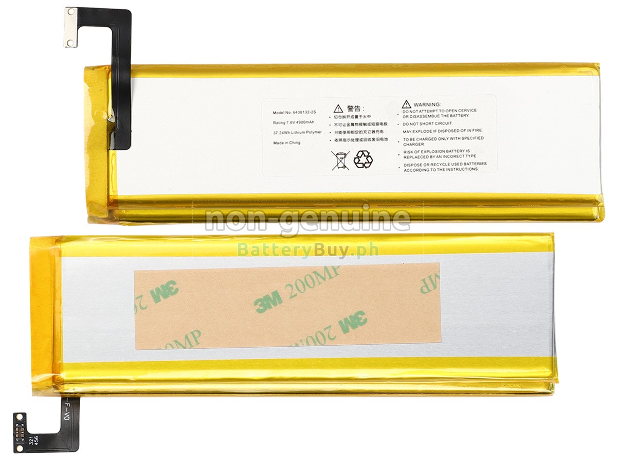 GPD 6438132-2S Replacement Battery