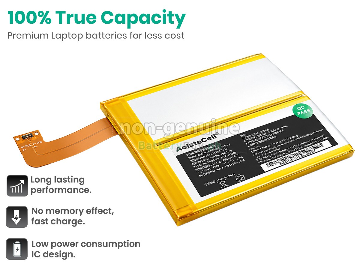 GPD AEC634280-2S1P(2ICP/42/807) Replacement Battery