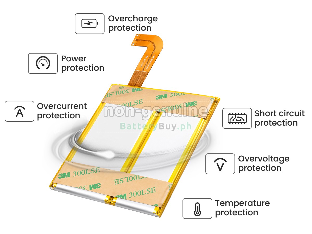 GPD AEC634280-2S1P(2ICP/42/807) Replacement Battery
