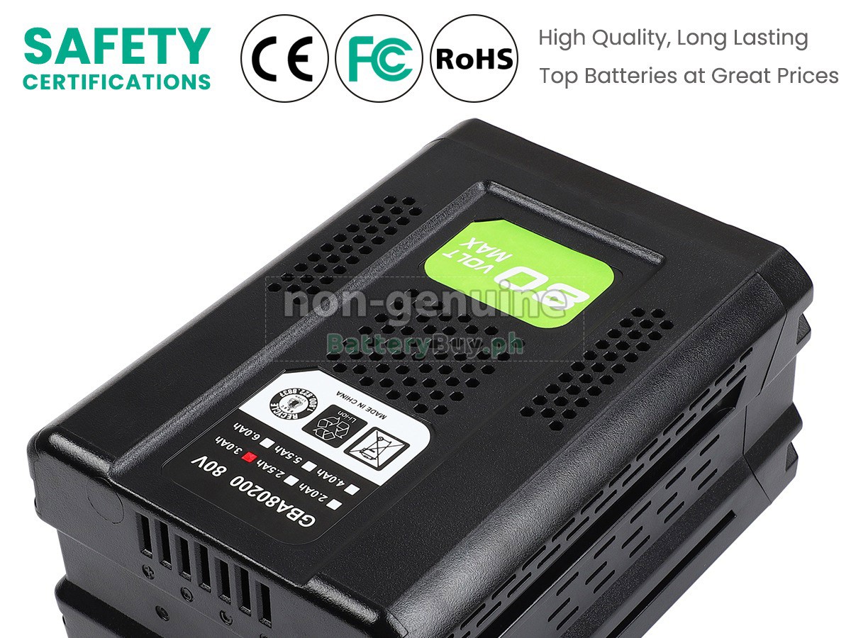 Greenworks GBA80400 Replacement Battery