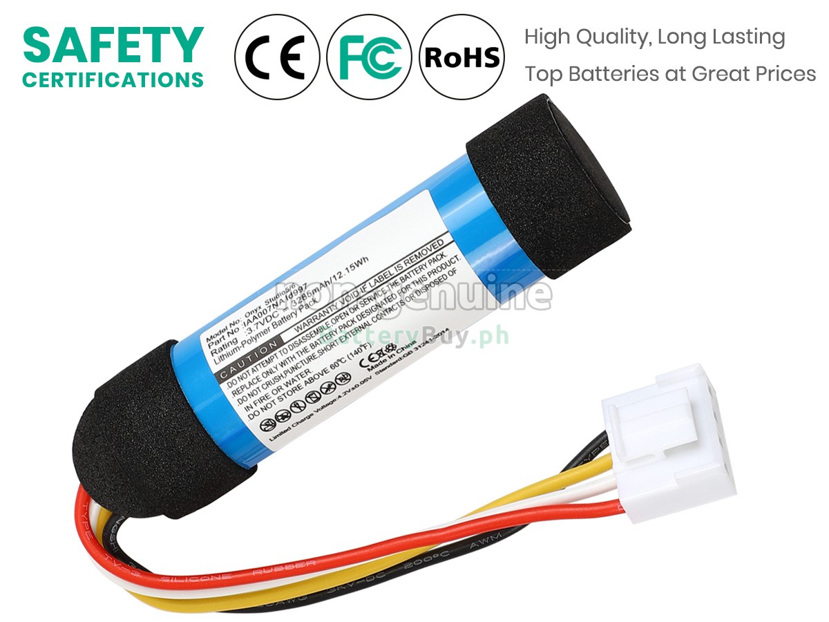 Harman Kardon HKOS6BLKSG Replacement Battery