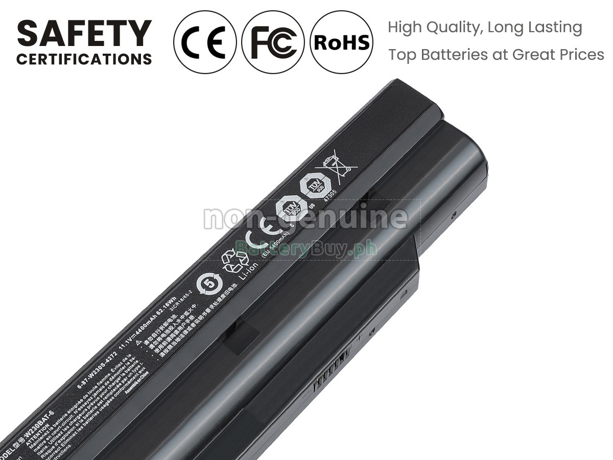 Hasee W230S Replacement Battery