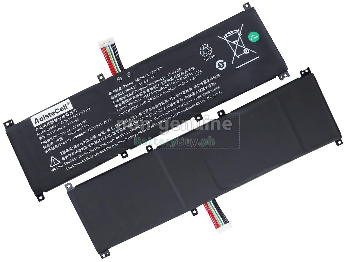 HIPAA GLT163 Replacement Battery