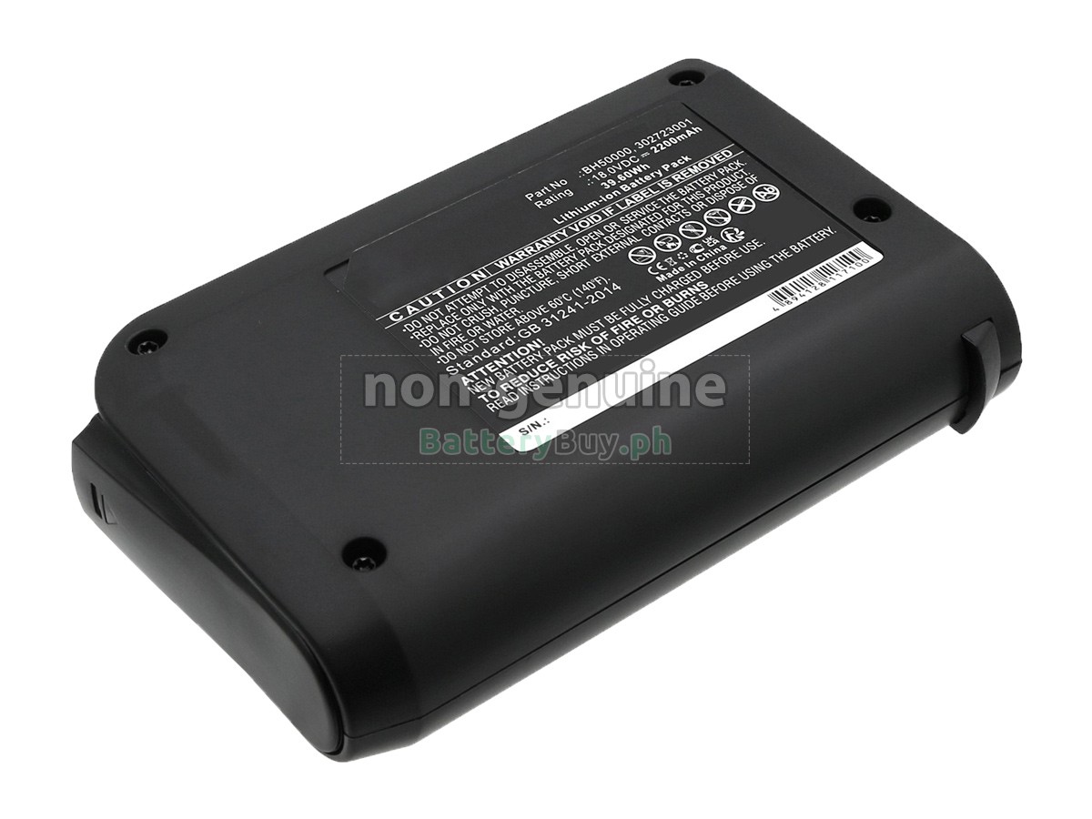 Hoover BH50000 Replacement Battery