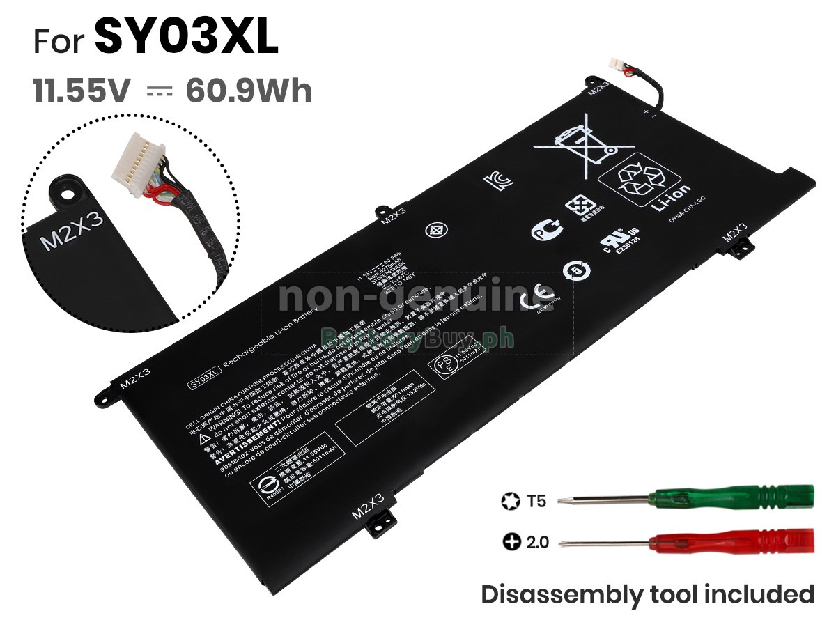 HP Chromebook 15-DE0003NO Replacement Battery