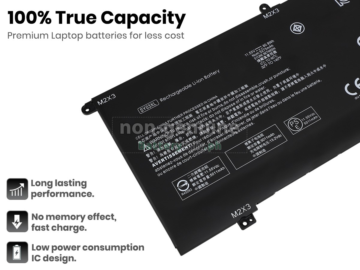 HP Chromebook 15-DE0003NO Replacement Battery