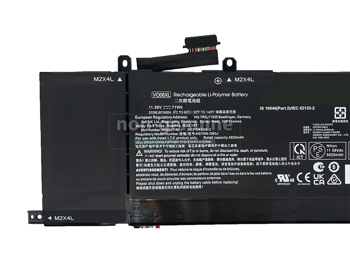 HP Omen TRANSCEND 14-FB1719NZ Replacement Battery