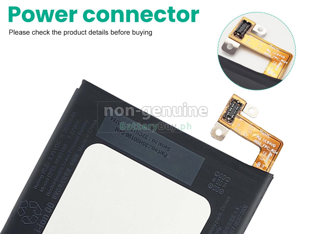 HTC BL83100 Replacement Battery