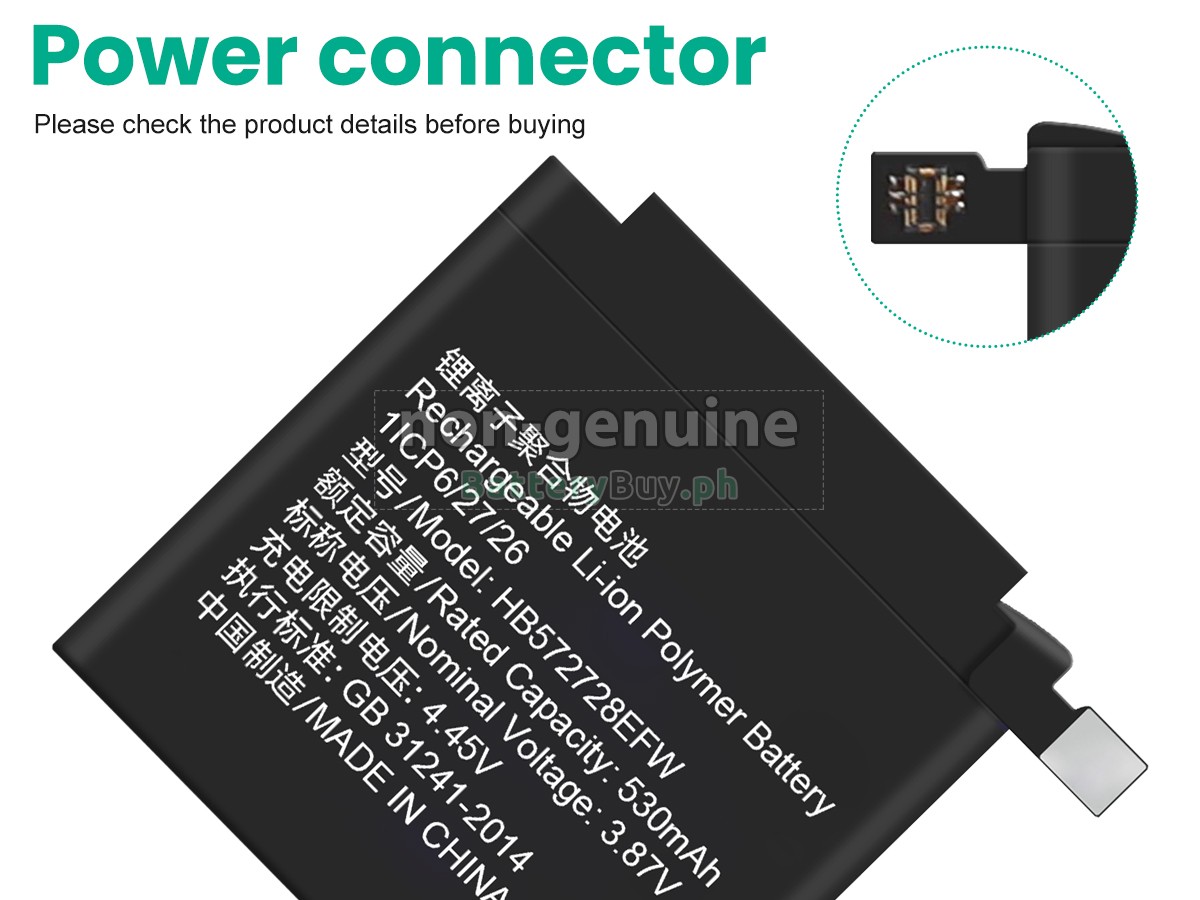 Huawei GT3 PRO 46MM Replacement Battery