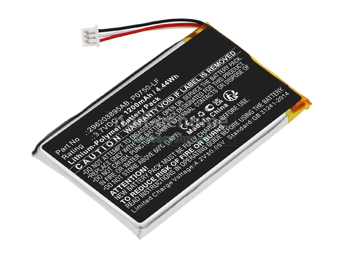 Ingenico P0750-LF Replacement Battery