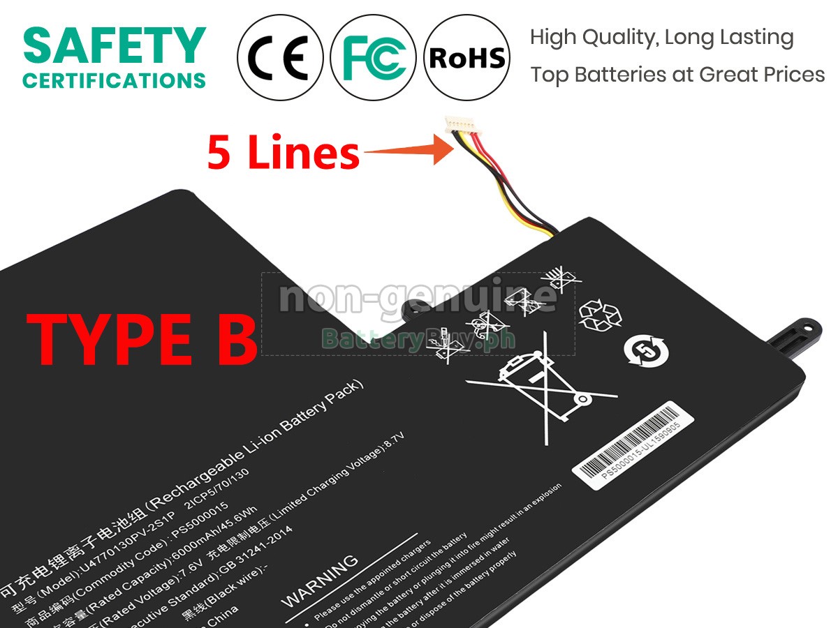 IPASON PS5000015 Replacement Battery