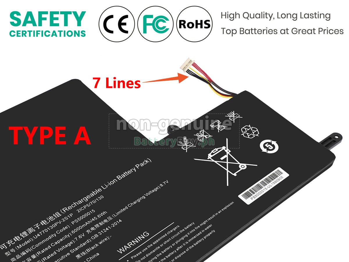 IPASON PS5000015 Replacement Battery