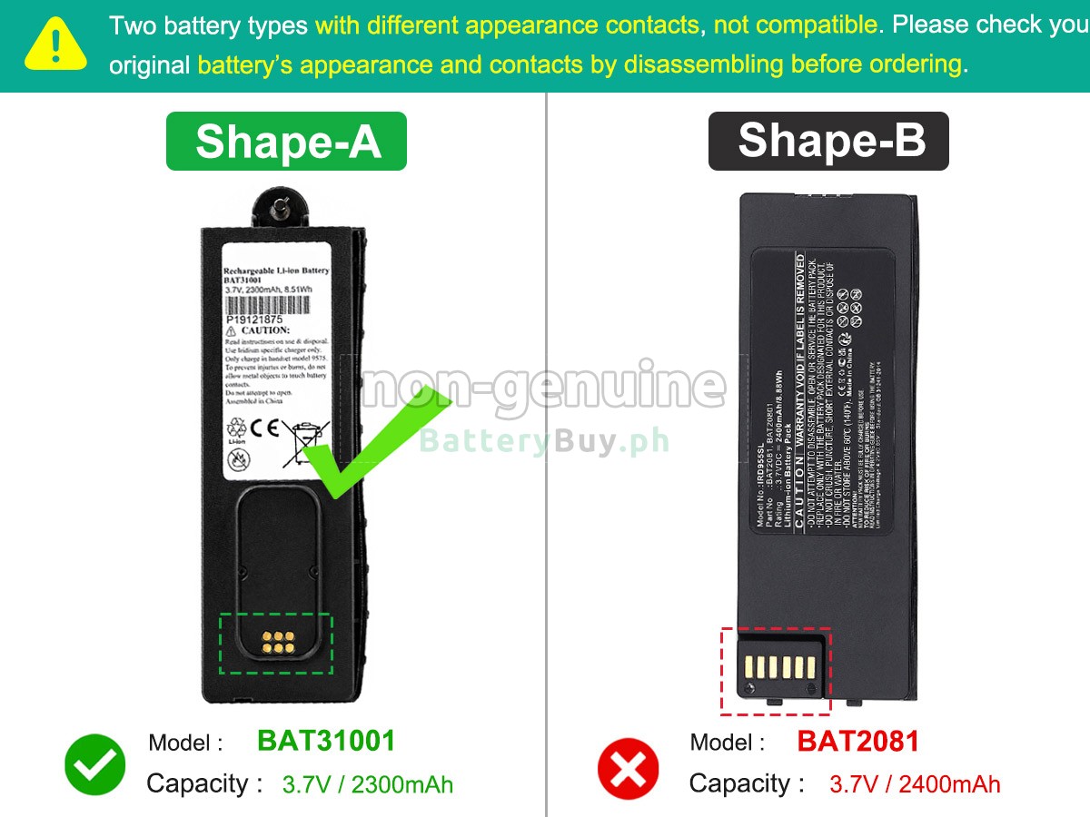 Iridium BAT31001 Replacement Battery