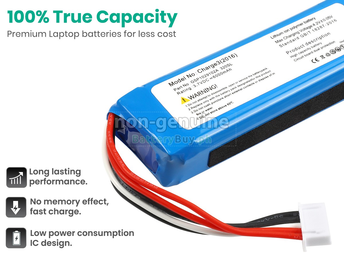 JBL GSP1029102A-2016 Replacement Battery