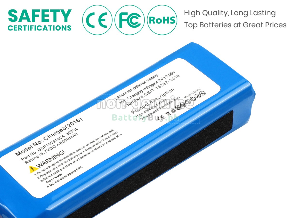 JBL GSP1029102A-2016 Replacement Battery