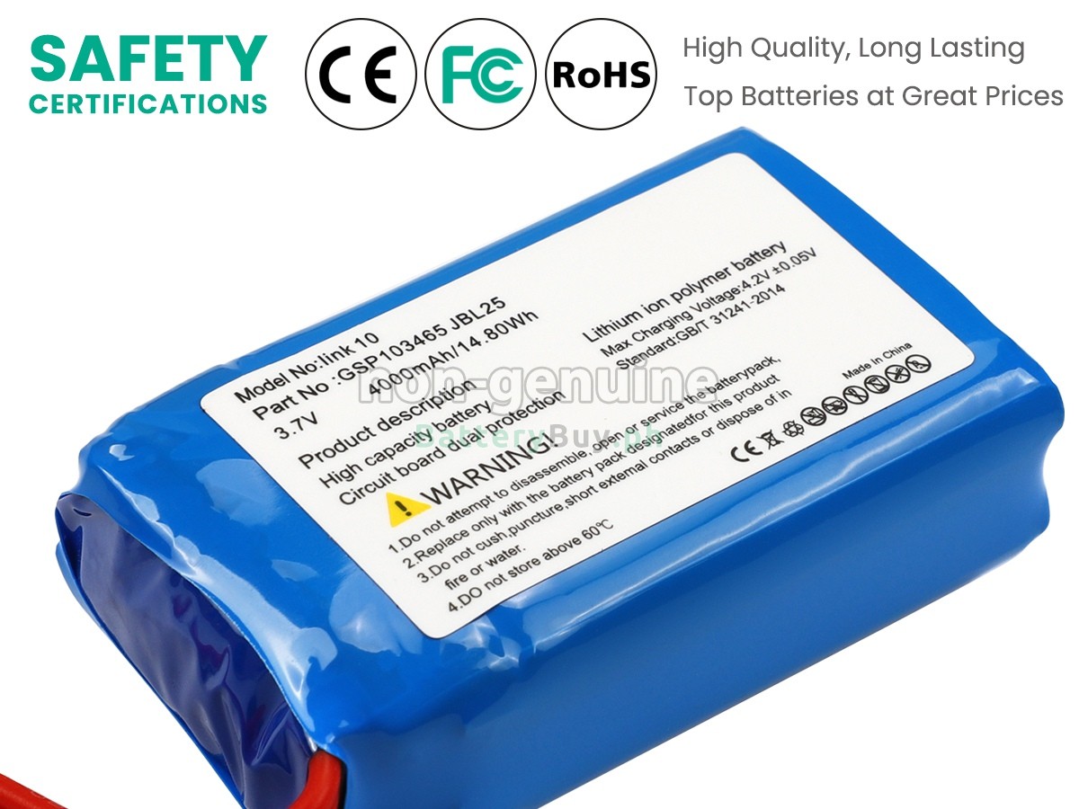 JBL GSP103465 Replacement Battery