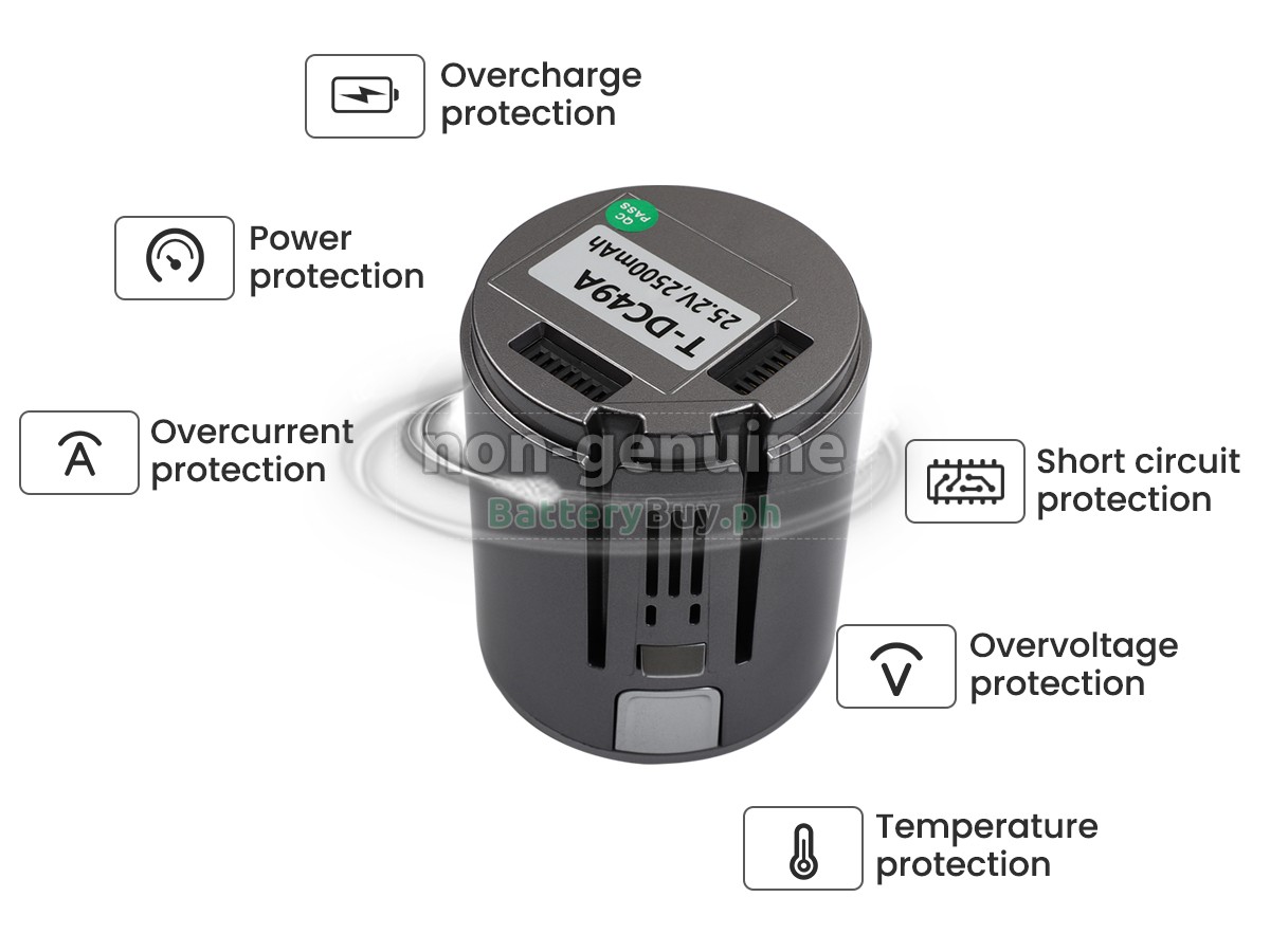 JIMMY T-DC49A Replacement Battery