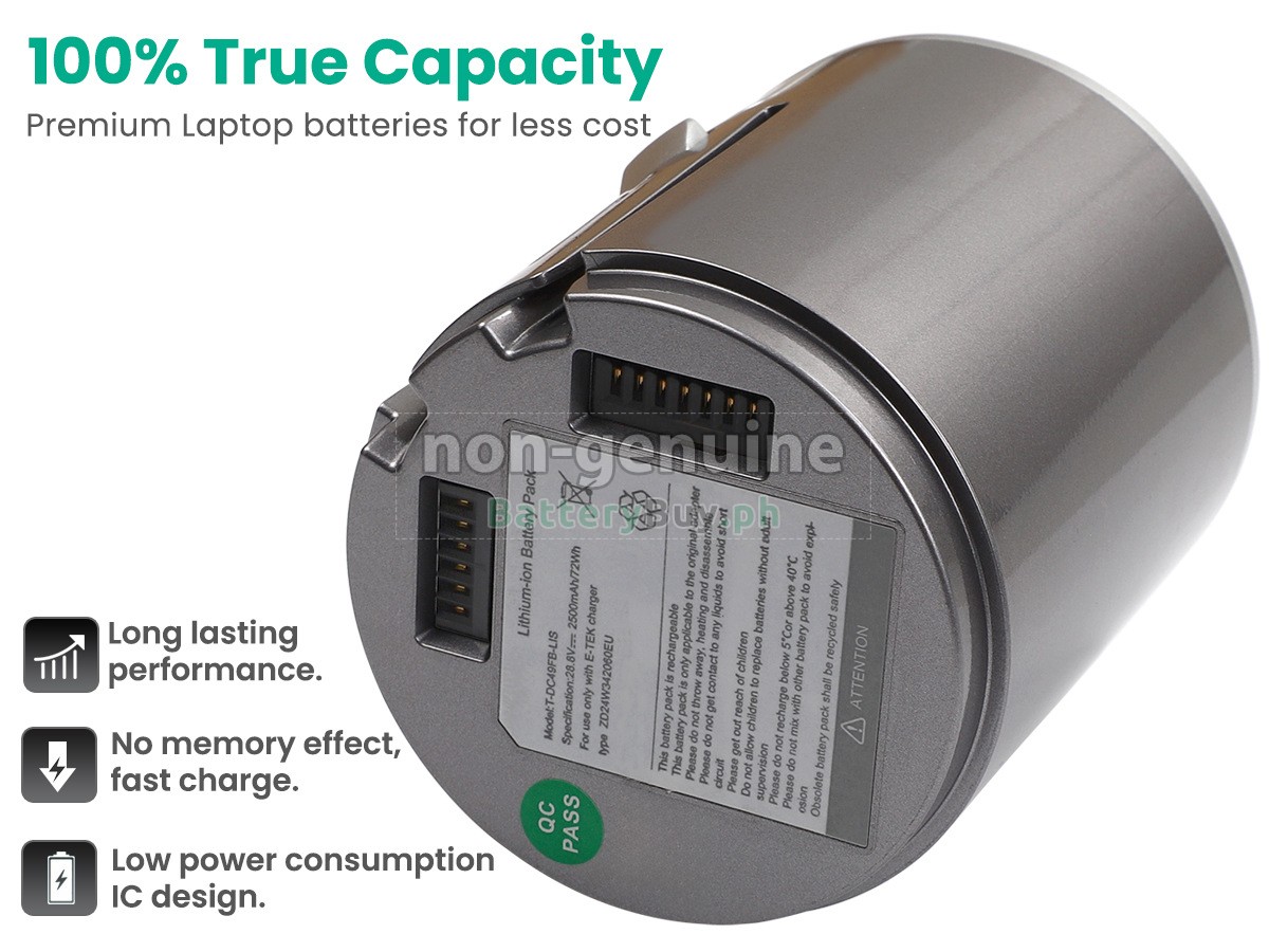 JIMMY T-DC49FB-LIS Replacement Battery