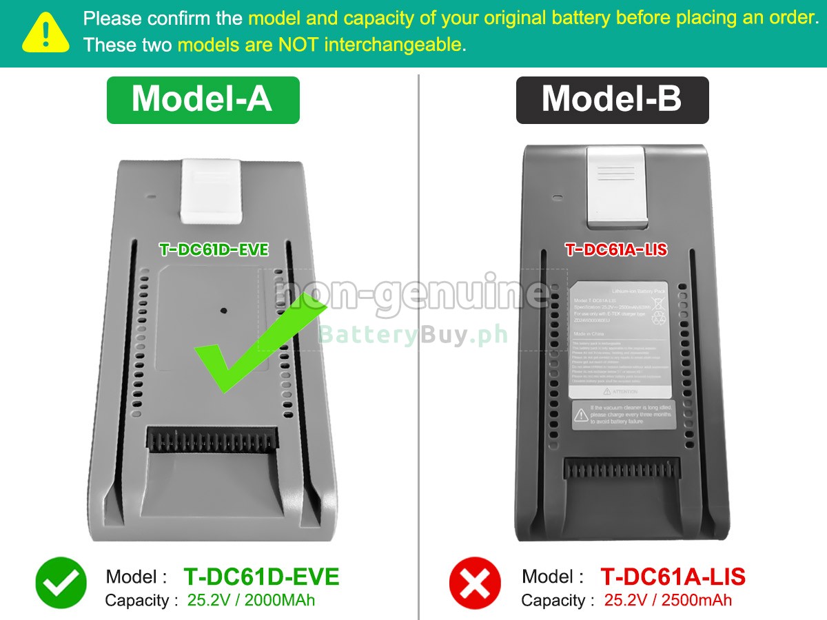 JIMMY H8 FLEX Replacement Battery