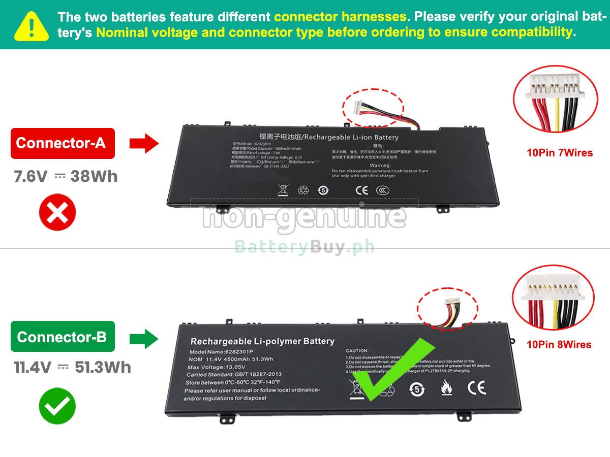 Jumper 6282301P Replacement Battery