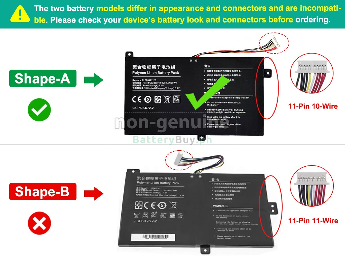 Jumper 574272 Replacement Battery