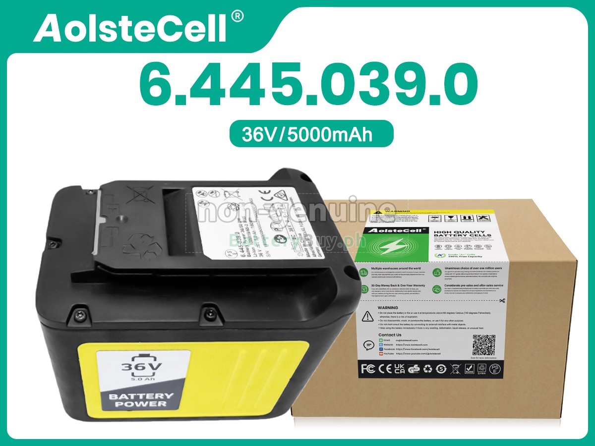 Karcher WD 3 Replacement Battery