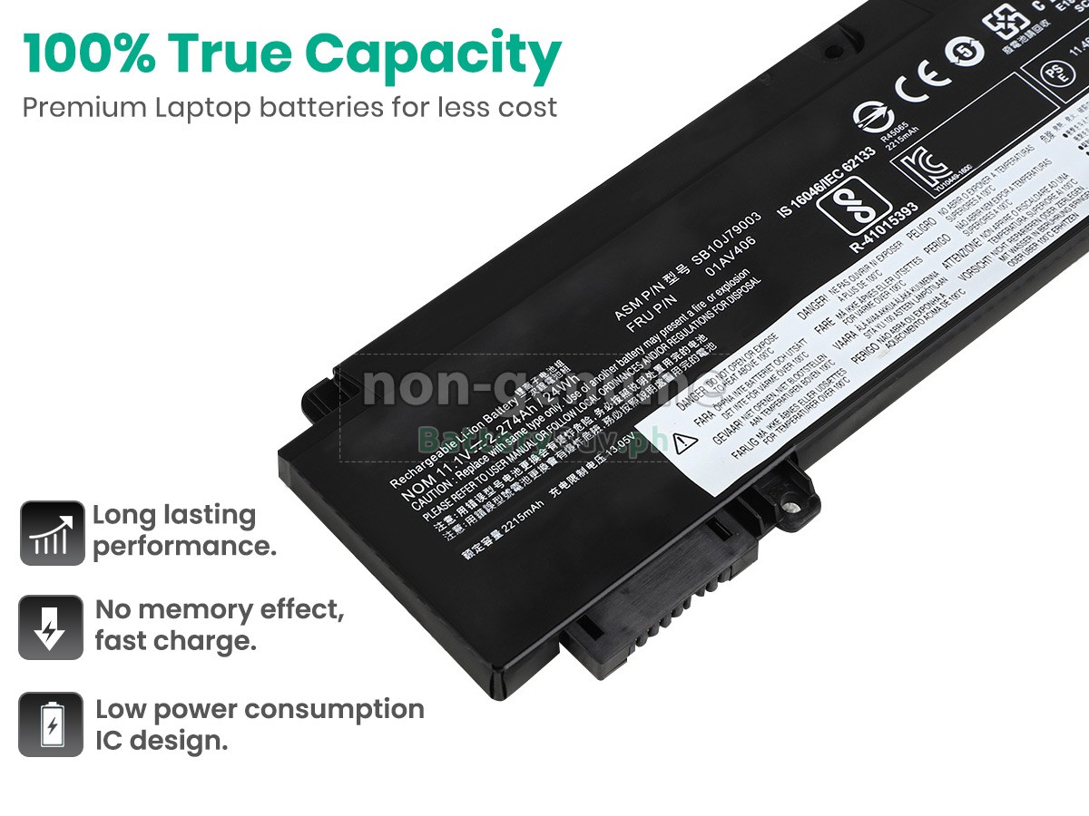 Lenovo SB10J79003 Replacement Battery