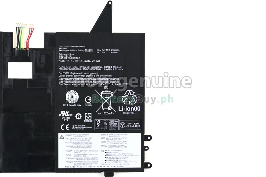 Lenovo ThinkPad HELIX 3698-4SU Replacement Battery