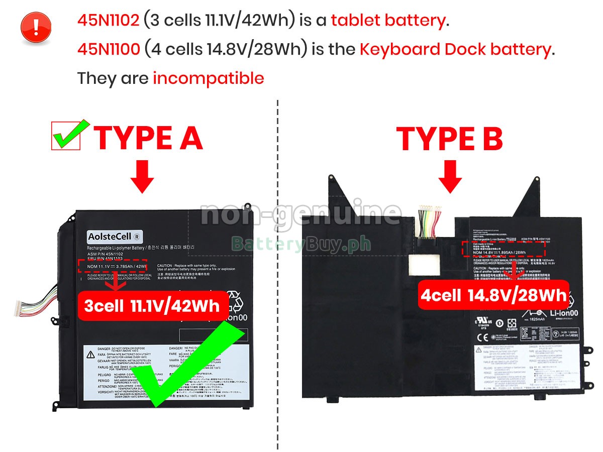 Lenovo ThinkPad HELIX 3698-4SU Replacement Battery