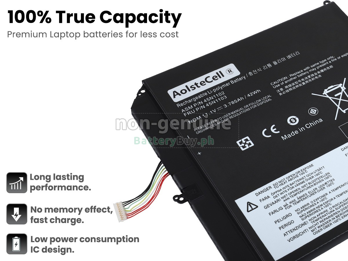 Lenovo ThinkPad HELIX 3698-4SU Replacement Battery
