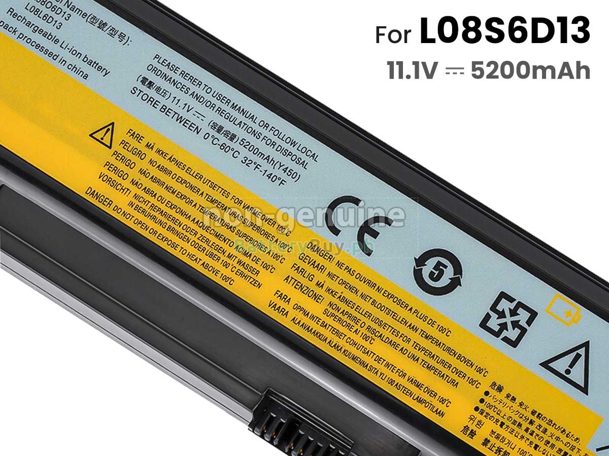 Lenovo IdeaPad Y450G Replacement Battery