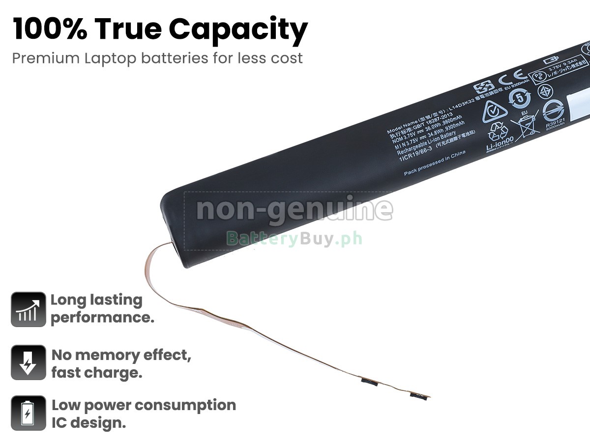 Lenovo YOGA Tablet 2 PRO-1380 Replacement Battery