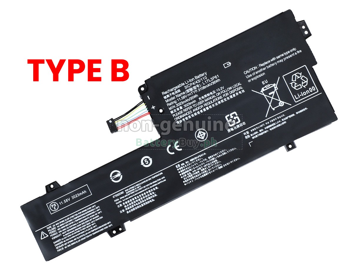 Lenovo IdeaPad 320S-13IKB-81AK008AUK Replacement Battery
