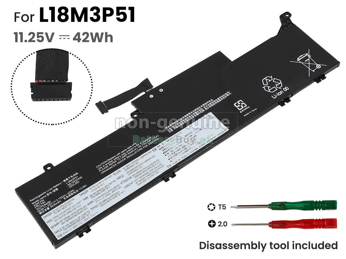 Lenovo ThinkPad E490S-20NG000JKR Replacement Battery