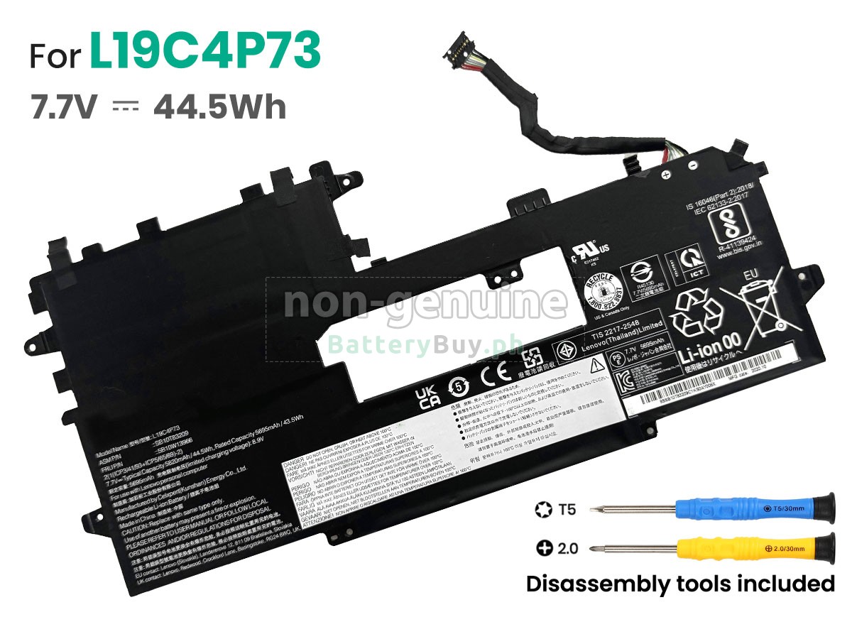 Lenovo L19C4P74 Replacement Battery